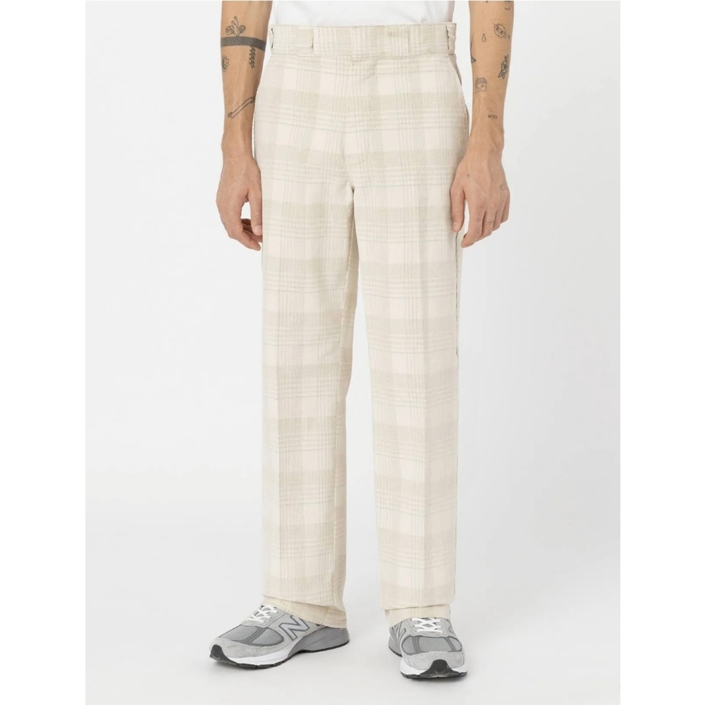 Dickies Alma Corduroy Plaid Check Straight Pants‎